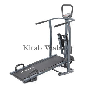 Dixon 4 in 1 Manual Multifunction Non Electric Treadmill with (Jogger, Stepper, Twister, Pushup Bar)