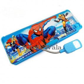spiderman-led-light-magnetic-double-side-pencil-box