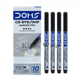 chalk-markers-dusters/doms-cd-dvd/ohp-marker-pen-pack-of-10