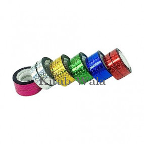 adhesive-products/colorful-decorative-glitter-adhesive-tape-rolls-gift-wrapping-multi-color-12-pcs