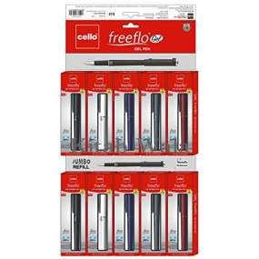 gel-fountain-pens/cello-free-flow-gel-pen-pack-of-10