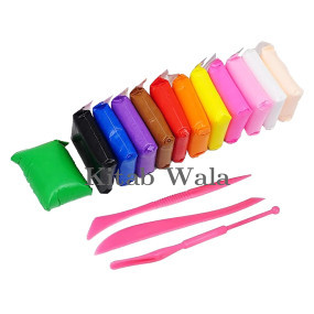 क्ले आर्ट और क्राफ्ट ड्राई क्ले फन टॉय किट बच्चों के लिए शिल्प तनाव राहत मड टॉय बच्चों के लिए