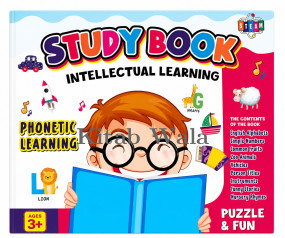 Study Book Intellectual Learning, Phonetic Learning (Puzzle & Fun) Age 3+
