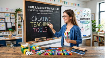 CHALK, MARKERS & DUSTERS