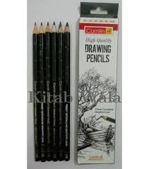 Camlin Kokuyo Drawing Pencil - Pack Of 6, Ink Black
