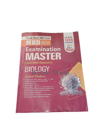 MBD EXAMINATION MASTER BIOLOGY CLASS 12TH 2026