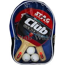 STAG Club Red Table Tennis Racquet  (Pack of: 1, 97 g)