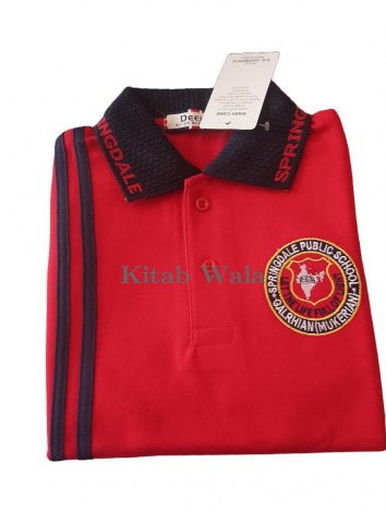 RED HOUSE DRESS( SIZE 36)