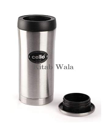 Cello My-Cup Stainless Steel Cup,350 ML,Black