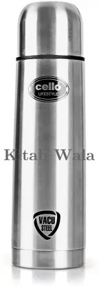 cello Lifestyle 500 ml Flask  (Pack of 1, Silver, Steel)