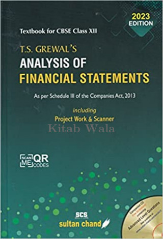 T.S. Grewal's Analysis of Financial Statements Textbook for CBSE Class 12