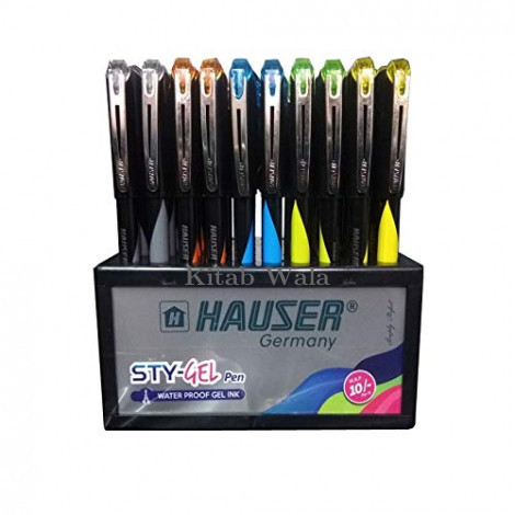 HAUSER STY GEL PEN ( PACK OF 10)