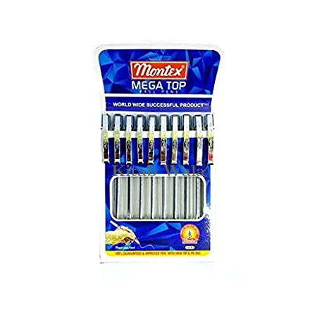 MONTEX MEGATOP BALL PEN ( PACK OF 10 )