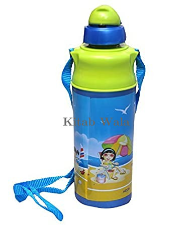MILTON Kool Spark Plastic and PC Water Bottle (Green, 400 ml)
