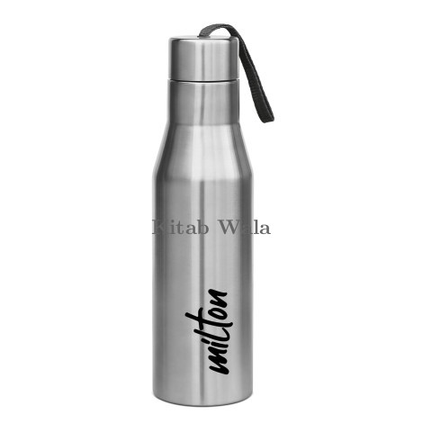 Milton Super 500 Stainless Steel Water Bottle (Single Walled, ISI Certified, Leak Proof)