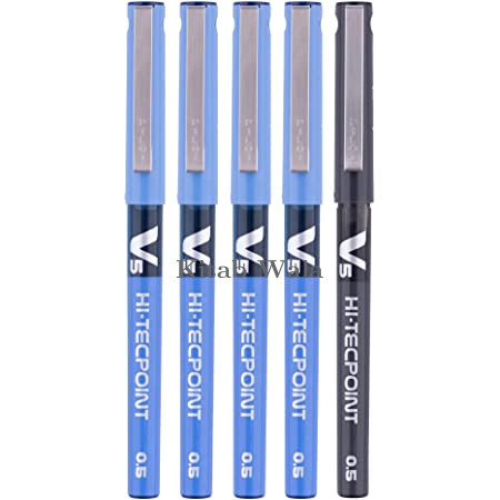 Pilot Hi-Tecpoint V5 0.5 Pen | Pure Liquid Ink | Buy Bulk At Wholesale Price Online (Pack Of 5 Pens)