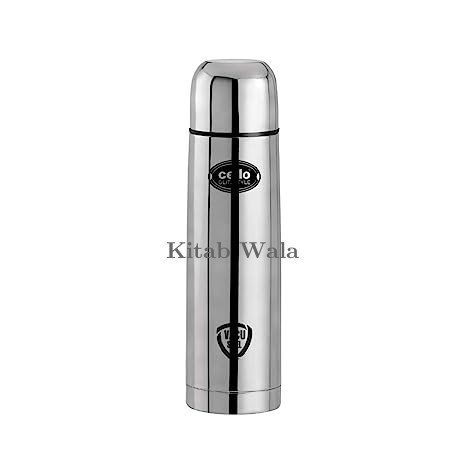 Cello Glitz Style Stainless Steel Double Walled Water Bottle 500 ml