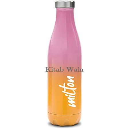 Milton Prudent 500 Thermosteel 24 Hours Hot and Cold Water Bottle, 500 ml, Pink Orange