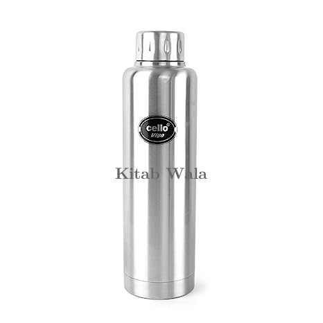 Cello Vigo Stainless Steel Flask, Double Walled, 750 ml, Silver