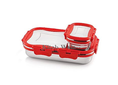 Cello Thermo Click Lunch Pack - Stainless Steel, Medium,