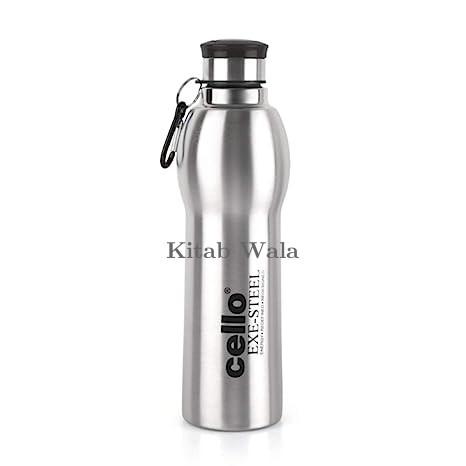 Cello Ace Stainless Steel Single Walled Water Bottle, 700ml,