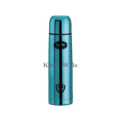 Cello Glitz Style Vacuum Stainless Steel Bottle - 750 Ml( Blue)