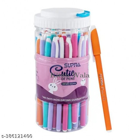 Supra Cutie Df 0.7mm Ball Point Pen Jar Pack
