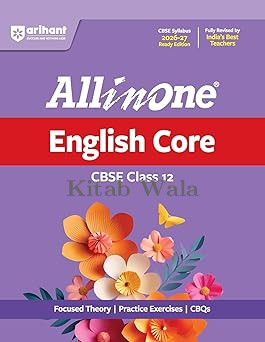ARIHANT ALL IN ONE ENGLISH CBSE CLASS 12
