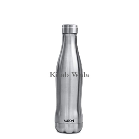 MILTON Duke 500 Stainless Steel Water Bottle, (420 ml, Silver)