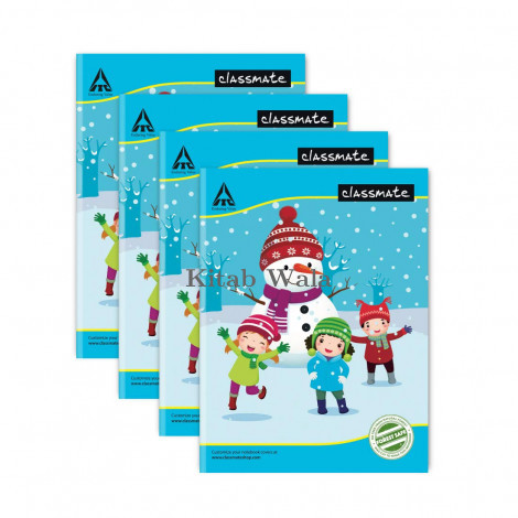 Classmate 3 in 1 Notebook - Soft Cover, 172 Pages, 240x180mm,