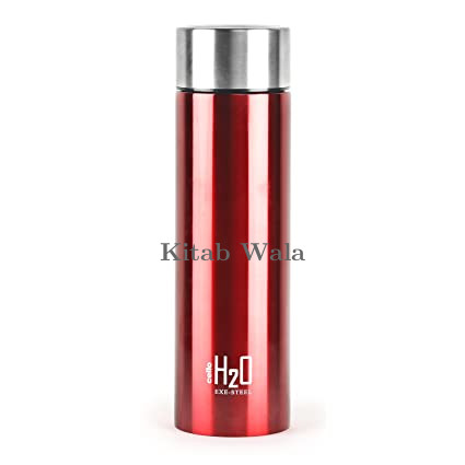 Cello H2O Stainless Steel Water Bottle, 1 L, Red, 1 Piece