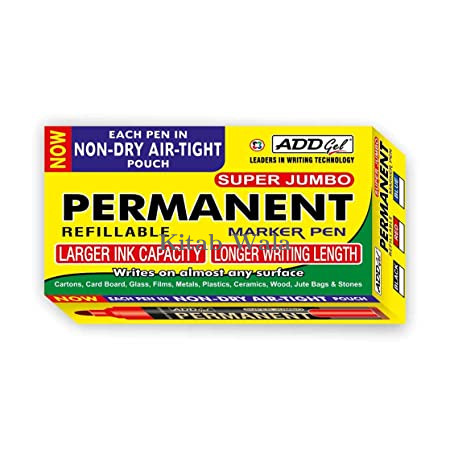 ADD GEL SUPER JUMBO PERMANENT MARKER (PACK OF 10)