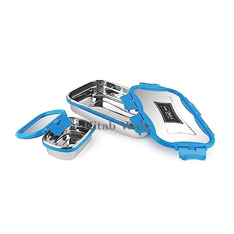 cello Click It Stainless Steel Lunch Pack for Office & School Use (big)