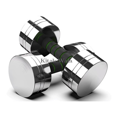 DIXON Steel Dumbbell Set 20 Kg (10 Kg Per Dumble) 1 Pair Dumbbells, Steel Dumbbells, Home Gym Fixed