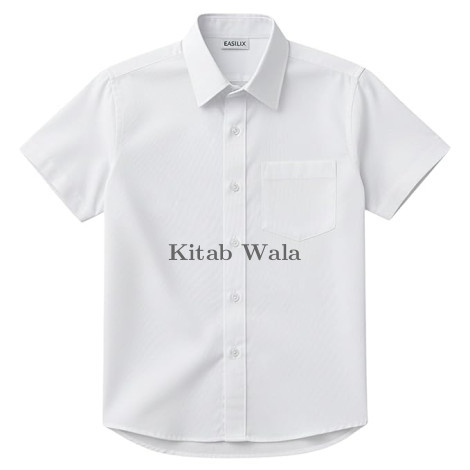 WHITE HALF SLEEVES SHIRTS SCHOOL UNIFORM(FOR BOYS AND GIRLS)