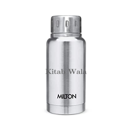 Milton Elfin 160 Thermosteel Hot and Cold Water Bottle, 160 ml, Silver