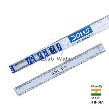 Doms Q Series 30 cm Transparent Scale