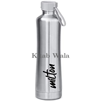 MILTON Tiara 1100 Stainless Steel 24 Hours Hot and Cold Water Bottle, 900 ml, Silver (Pack of 1)