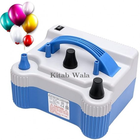Electric Balloon Pump 2 Nozzle High Power Air Pump, Balloon Inflator for Party Decoration