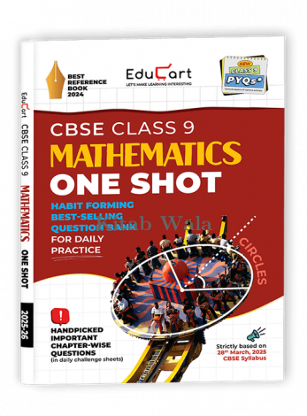 Educart CBSE Class 9 Mathematics One-shot Question Bank 2026