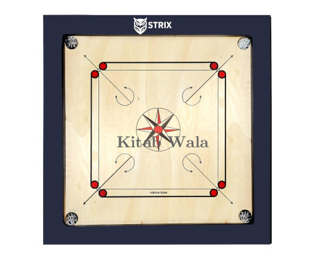 Carrom Board with Coins & Striker (Extra-Large Tournament Size )