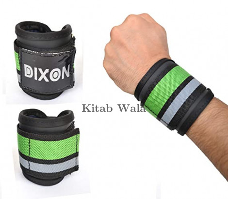 Sportif Dixon Wrist Support, Wrist Band for Men Women - 1 Pair (Free Size - Random Color)