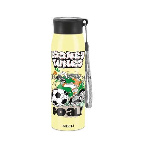 Milton Handy Design 650 Stainless Steel Water Bottle (Single Walled, ISI Certified, Leak Proof)