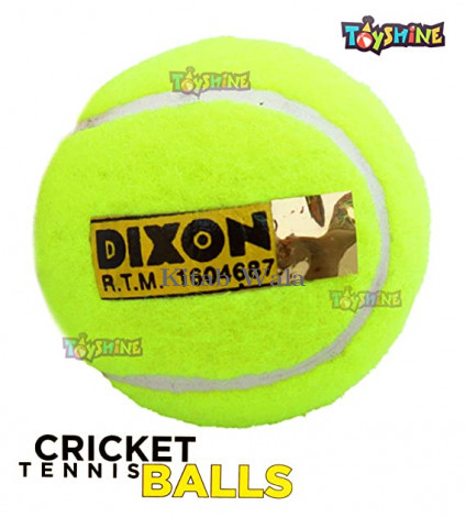 Toyshine Dixon Super Gold Light Cricket Tennis Balls to Play Indoor/Outdoor