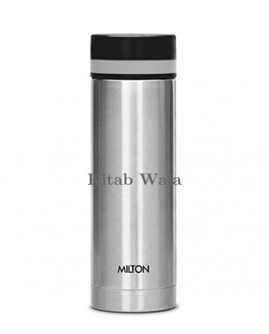 Milton Slim 350 Thermosteel Vacuum Insulated Hot & Cold Water Bottle, 340 ml, Silver