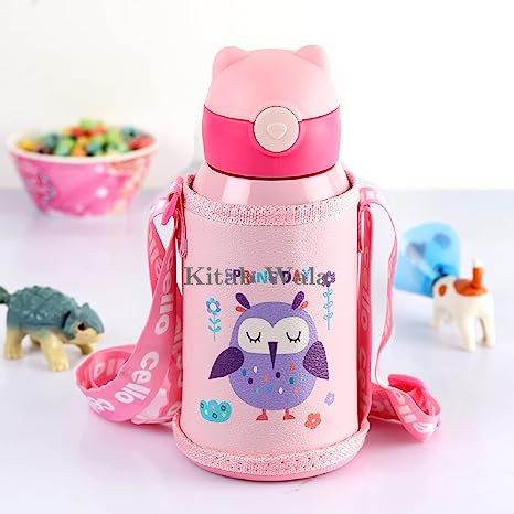 Toddy Hot & Cold Stainless Steel Kids Water Bottle, 550ml,