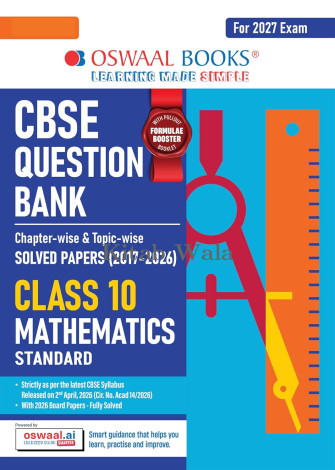 OSWAL CBSE CHAPTERWISE QUESTION BANK  CLASS 10 MATHEMATICS