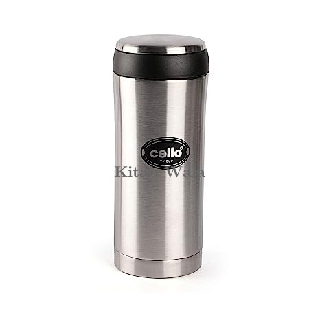 Cello My Cup Stainless Steel Water Bottle, 500ML- Silver