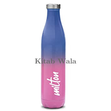 Milton Prudent 350 Thermosteel Hot and Cold Bottle, 360 ml, Pink Blue