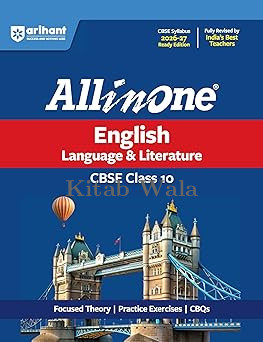 ARIHANT ALL IN ONE ENGLISH (LANGUAGE & LITERATURE) CBSE CLASS 10